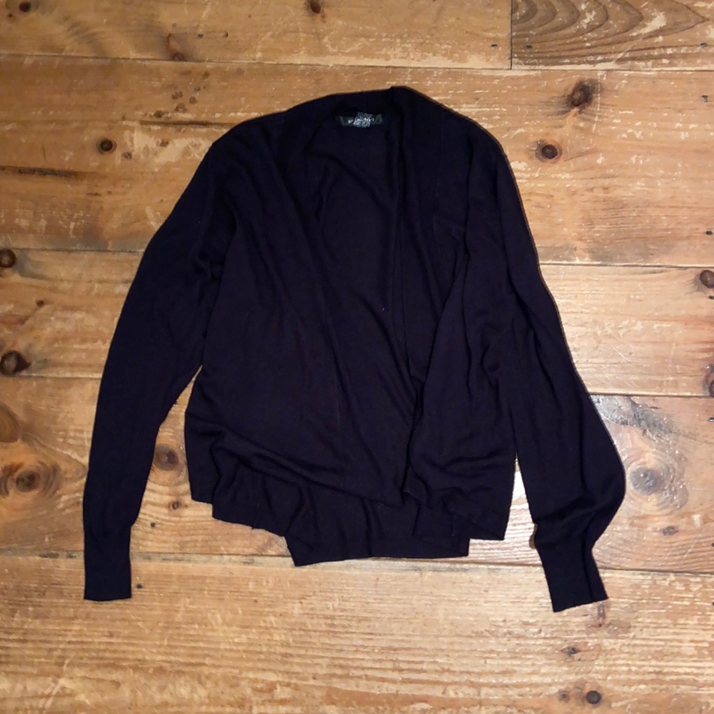89th & Madison - navy blue cardigan (M)